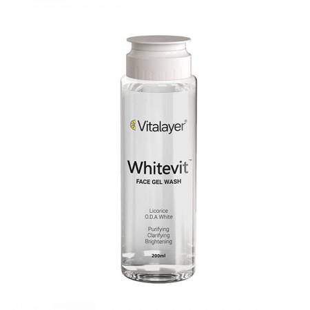 ژل شستشوی پوست لک دار وایت ویت ویتالیر