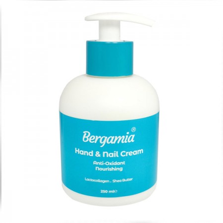 كرم مرطوب كننده دست پمپى كلاژن برگاميا