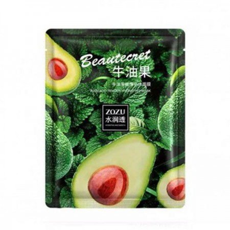 ماسک نقابی مرطوب کننده و آبرسان آووکادو زوزو