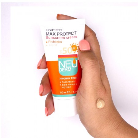 کرم ضد آفتاب Max Protect رنگی نئودرم SPF 50
