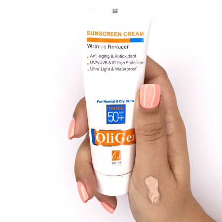 کرم ضد آفتاب رنگی مخصوص پوست خشک و معمولی الی ژن