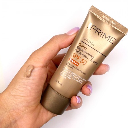کرم ضد آفتاب رنگی جوان کننده پریم SPF50