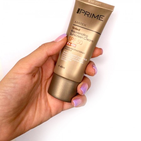 کرم ضد آفتاب رنگی جوان کننده پریم SPF50