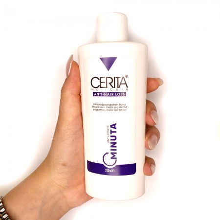 شامپو ضد ریزش مینوتا سریتا مناسب موهای خشک