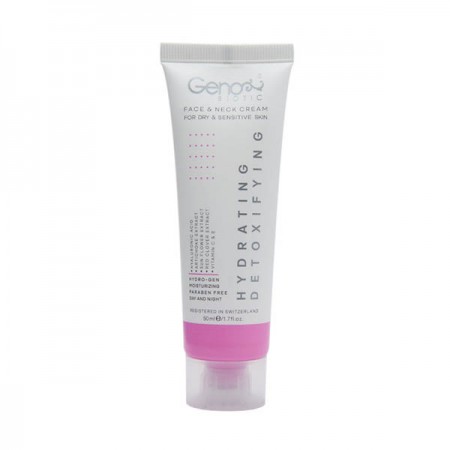 کرم مرطوب کننده صورت و گردن پوست خشک و حساس ژنوبایوتیک
