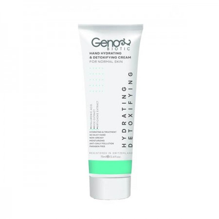 کرم رطوبت رسان و دتوکسیفای کننده پوست نرمال و چرب دست ژنوبایوتیک