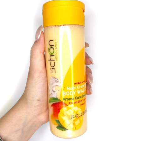 شامپو بدن کرمی شیر و انبه شون