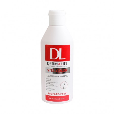 شامپو بدون سولفات موهای رنگ شده ویتاکالر درمالیفت