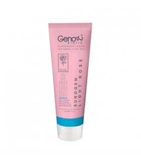 کرم ضد آفتاب رنگی سانوژن ژنوبایوتیک مناسب پوست خشک SPF 50