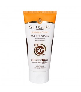 کرم ضد آفتاب رنگی روشن کننده سان سیف SPF50
