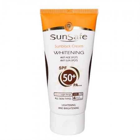 کرم ضد آفتاب رنگی روشن کننده سان سیف SPF50