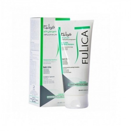 شامپو خیلی ملایم فولیکا مناسب پوست سر حساس و خارش دار