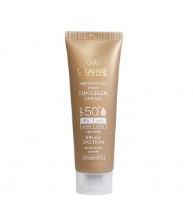 کرم ضد آفتاب رنگی سینره +SPF50 مناسب انواع پوست