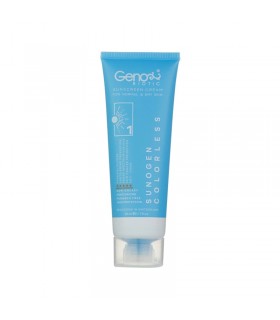 کرم ضد آفتاب سانوژن بی رنگ ژنوبایوتیک مناسب پوست خشک SPF 50