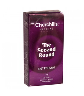 کاندوم ساده و خاردار The Second Round چرچیلز 12 عددی