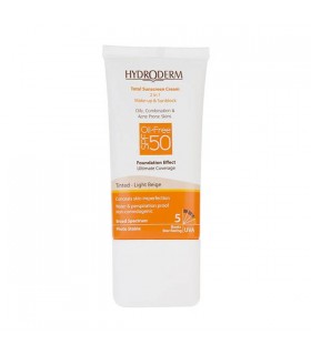 کرم ضد آفتاب کرم پودری فاقد چربی هیدرودرم SPF 50