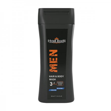 شامپو سر و بدن و اصلاح صورت انرژی بخش آقایان هیدرودرم