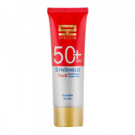 کرم ژل ضد آفتاب بی رنگ فاقد چربی ساین شیلد ساین اسکین SPF +50