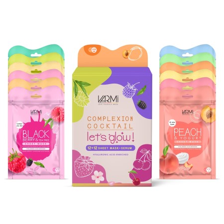 پکیج ۱۲ عددی دبل شیت ماسک آبرسان وارمی