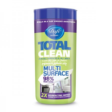 دستمال مرطوب چند منظوره دافی