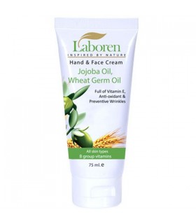 کرم دست و صورت تیوبی لابورن حاوی عصاره جوجوبا